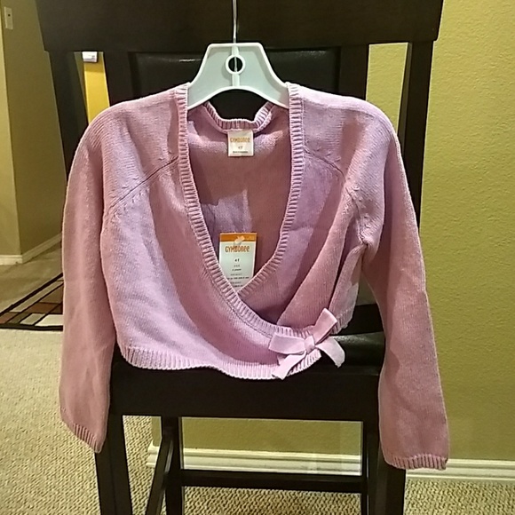 Gymboree Purple Cropped Sweater Cardigan - Picture 3 of 5